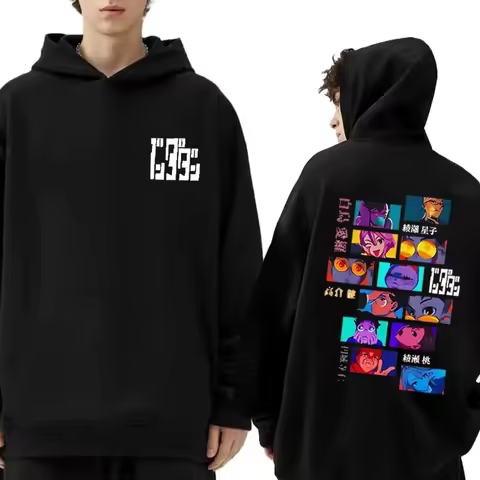 Dandadan Japanese Anime Harajuku Hoodie Men Women's Clothes Vintage Fleece Long Sleeve Hip Hop Sweat