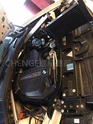 CHENGE BMW X3 F25 35i TURBO 改裝 自排油冷排+ 散熱雙風扇+溫度感應風扇驅動系統