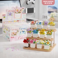 Mackensm Particle Building Blocks Time Comics Flower Calendar Immortal Building Blocks Flower Educat