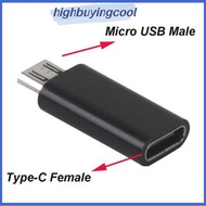 Hljy Type-c Adapter Type-c Data Cable Android Adapter Mobile Phone Data Line Adapter Type-c To Micro