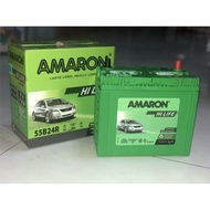 Amaron Hi Life 55B24Reverse (1SNF - Small Post) Automotive Car Battery 5fq(