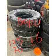 spare tire tyre tayar BARU 125-70-16