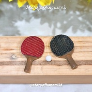 MINIATURE 1:12 BALL BET PING PONG (3.2 x 1.9 cm) TABLE TENNIS TENNIS SPORTS EQUIPMENT NENDOROID SHF 