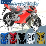 STUDYTOOL 3D PVC Motorcycle Fuel Oil Tank Pad Soft Anti-collision Anti-scratch Decal Protector Cover
