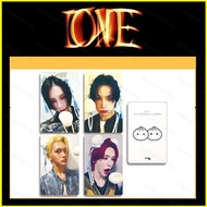 SY2 4PCS/Set XLOV WUMUTI LOMO Card RUI 2nd SINGLE ALBUM I ONE Postcards Collection Stars Peripheral 