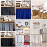 Kitchen Sink Curtain  Standard Size 60*30 inches Half Curtain Sink Curtain