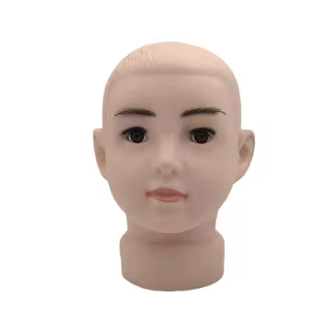 Children Mannequin Head Small Head Circumference 43cm/16.93inch Display Stand Holder for Headset Hat