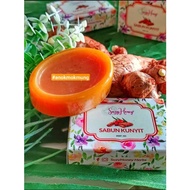 SUZYHONEY TURMERIC SOAP/ FACE WASH SOAP ACNE REMOVAL SOAP/PUDARKAN JERARAT/GLOWING FACE