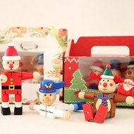 木製聖誕名片座 手機架 - 雪人萬用擺飾
