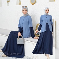 Women's Casual Muslim Vest Dress by Shabiyan 545