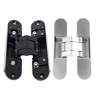 Hidden Door Hinges Invisible Hinges Concealed Hinges Zinc Alloy 180 Degree Swing Hinge 3 Way Adjusta