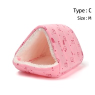 CRUSHES Con thỏ Lồng mini Mùa đông Mat ấm Hamster House Guinea Pig Nest Giường ngủ động vật nhỏ