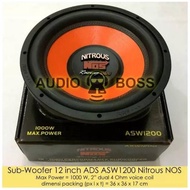 NEW Speaker Subwoofer 12 inch ADS ASW1200 NITROUS NOS 12inch ADS