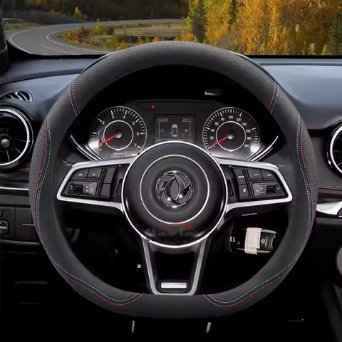 Leather Car Steering Wheel Cover for Dongfeng Dfsk 580 500 600 E5 Ix7 Ix5 Fengon Glory T5 Evo Aeolus