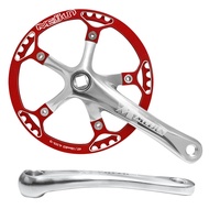 45T 47T 53 Teeth Aluminum Alloy Single Speed Crankset Stacking Car SP8 Modification