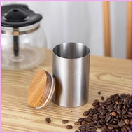 Jar 250ml Kitchen Food Storage Container with Wood Lid Food Container for Beans Flour Cereal Sugar C