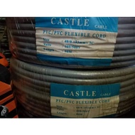 Castle Cable 70/0.193mm x 3Core PVC Flexible Cord 90m