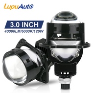 🔥ซื้อ 1 แถม 1🔥Lupuauto 2ชิ้น 3นิ้ว ไฟหน้าโปรเจคเตอร์ ไฟต่ำสูงในตัว ไฟเลนส์โปรเจคเตอร์ Bi LED โปรเจคเ
