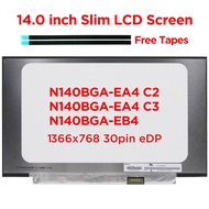 14.0" Laptop LCD Screen N140BGA-EA4 N140BGA-EB4 NT140WHM-N34 B140XTN07.2 for HP 14-CF0006DX LED Disp