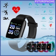 116 Plus Smart Watch Blood Pressure Heart Rate Monitor Waterproof Fitness Tracker Watch Smart Band 1.3 Inch Tft Color Screen future