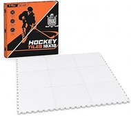ACE HOCKEY Hockey Tiles - 20 sqft Off-Ice Training for Stickhandling & Shooting - 9-Pack Durable Int