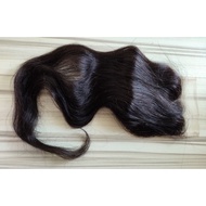 Genuine Human Hair Silk Base Topper without hair clips