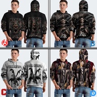 Avenged Sevenfold Band Hoodie Jumper A7X Fullprint Pullover Hoodie Polyester Jersey Material | A7X-2