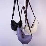 Korean Super Hot Sheepskin Croissant Bag Croissant Bag Genuine Leather Female Bag Shoulder Messenger