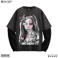 TISSATSU Longsleeve AESPA WINTER Double Layer Oversize Long Sleeve Wash Shirt/ AESPA-57