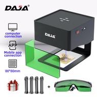 [Mian] เครื่องพิมพ์เลเซอร์ DAJA DJ6การแกะสลักเลเซอร์ระดับเริ่มต้น Mesin Grafir Laser เดสก์ท็อปของเล่