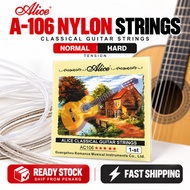 ALICE (AC106) Nylon Guitar Classical String SET | Tali Gitar Nylon Gitar 1 Set Murah Accessories 吉他弦