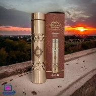 Copper Slim Water Bottle Hammered Design Ayurvedic Health