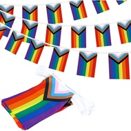 Rainbow Flag New Transgender LGBTQ Multicolor LGBTQ+ LGBT PRIDE Bunting String