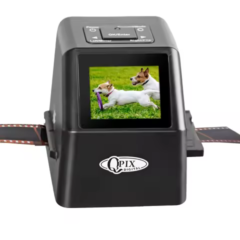 Portable Digital Film Scanner Convert 35mm 135 110 126KPK Super 8 Slides & Negatives to 22 Mega Pixe