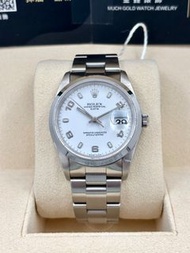 二手 USED  ROLEX 勞力士 DATE 15200 2007年4月 白色 全套 FULL SET AD單