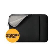Black Laptop Sleeve With Soft Lining For 11, 13, 14, 15, 16 Inch Devices, Compatible With Apple, Hp,