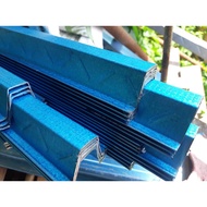 1pc Batten 120cm (~47inci / 3kaki 11inci ) DIY47 BESI V BIRU PARA RAK BUNGA / TANAMAN  / BATTEN 0.43