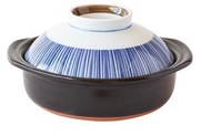 日本製一人食土鍋/湯鍋(850ML)-細十草款
