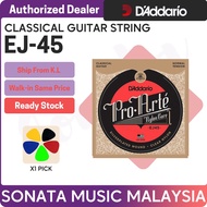 D'addario EJ45 Pro-Arté Nylon Classical Guitar String Normal Tension Daddario D addario (EJ 45) Free