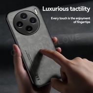 Phẳng sang trọng Ốp da cho Vivo X200 Pro 5g x 200 x200pro Mini x100 Ultra x100 x100pro 2024 chống số