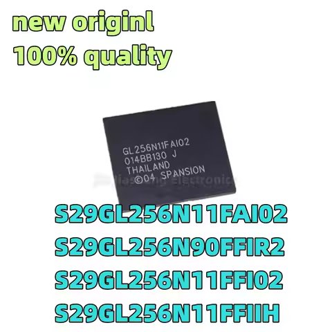 (5piece) 100% New S29GL256N11FAI02 GL256N11FAI02 S29GL256N90FFIR2 GL256N90FFIR2 S29GL256N11FFI02 S29