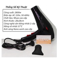 Máy sấy tóc Pannasoni tạo kiểu ánh sáng xanh Công suất lớn 3500W 2 chiều nóng lạnh - Máy sấy tóc sal