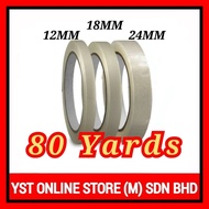 Yst Online Store Stationery Tape 24 18 12mm 80 Yards Opp Packing Selefon Cellophane 胶纸 胶带 Cellotape 