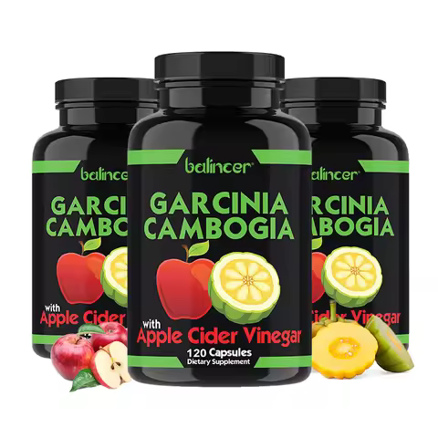 Garcinia Cambogia Extract, Apple Cider Vinegar Weight Loss Supplement - Metabolism Boost, Immune Boo