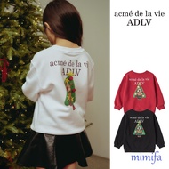 [acme de la vie ADLV] [Oversized] KIDS AC BEAR TREE SWEATSHIRT
