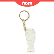 Nom Singapore Merlion Chou Chou Keychain - Gold