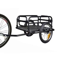Cross border foldable bicycle luggage trailer outdoor riding rear mounted freight car body bicycle tractor