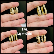 14k Light Gold Earrings