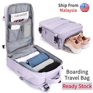 MY available 35L bag travel backpack woman waterproof cabin size backpack with shoe compartment 15.6