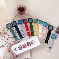 For iwatch strap silicone new Ultra commercial strap 49m SE 8 Apple Watch protective case set